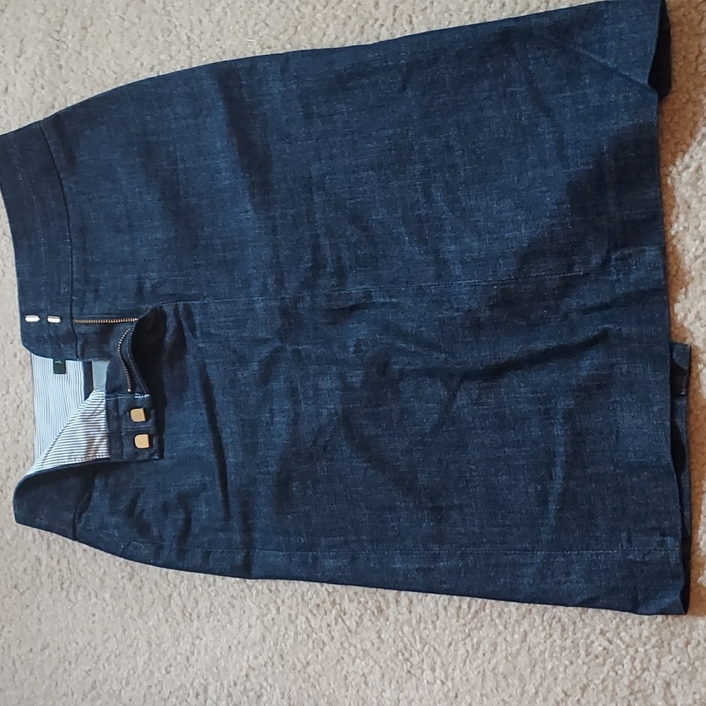 J Crew Stretch Denim Skirt